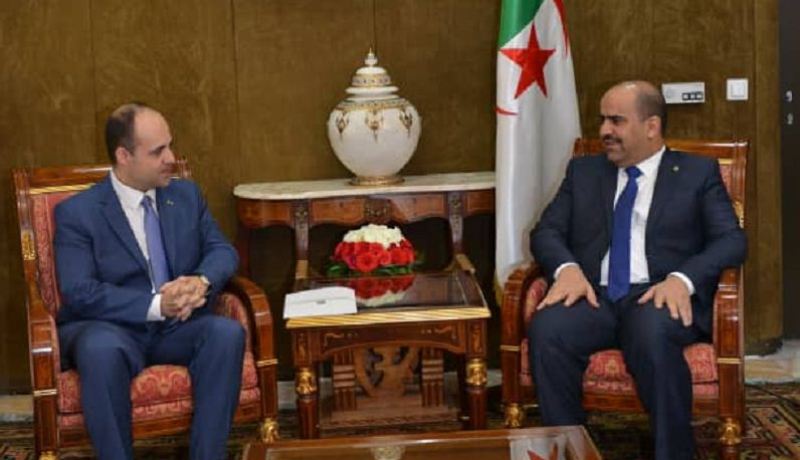 شنين يستقبل سفير أوكرانيا لدى الجزائر