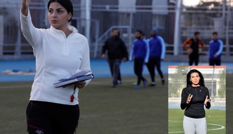 أول إمرأة تنافس المدربين على الألقاب بالمنافسات الرجالية لكرة القدم