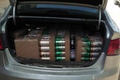 الدرك يضبط أزيد من 2000 قارورة خمر داخل سيارة ببطيوة في وهران