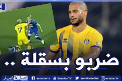 بعد لقطة غير رياضية.. قديورة ينجو من الطرد في دوري أبطال أسيا