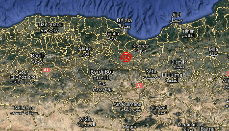 هزة أرضية تضرب ولاية سطيف