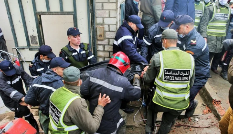 المغرب: ارتفاع عدد ضحايا غرق وحدة سرية للنسيج بطنجة إلى 28 شخصا