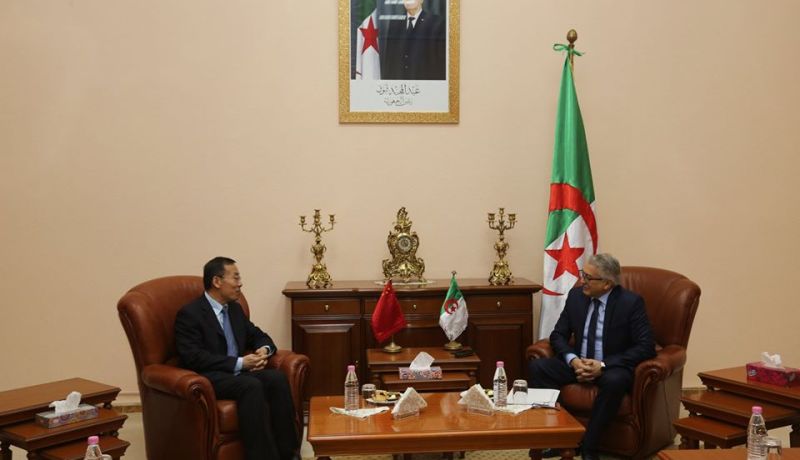 بالصور.. وزير العمل يستقبل السفير الصيني