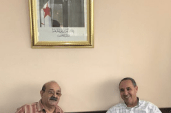 عبد المجيد مسكود يزور مكتب ميهوبي بمقر الوزارة