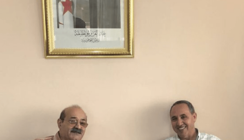 عبد المجيد مسكود يزور مكتب ميهوبي بمقر الوزارة