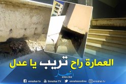 بالصور.. عمارات مهددة بالسقوط في حي 1256 مسكن عدل بالمعالمة