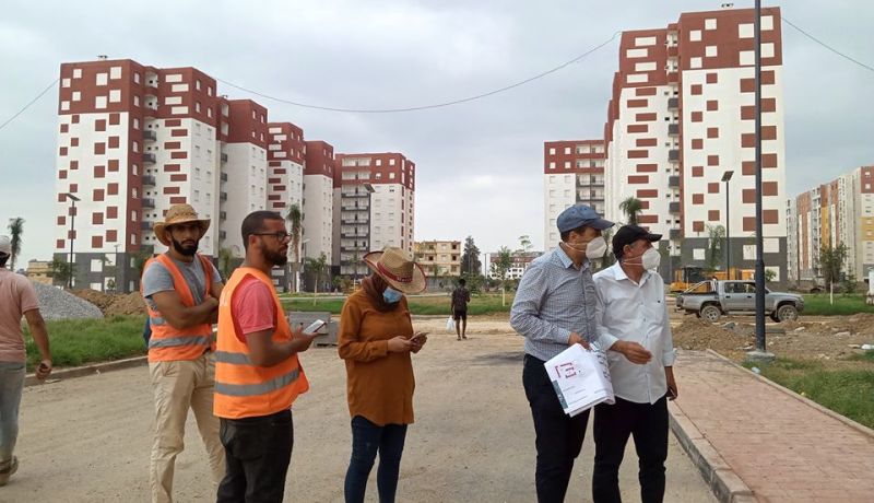 بالصور.. فرق المراقبة والتفتيش تعاين سكنات “عدل” التي ستوزع في 20 اوت الجاري
