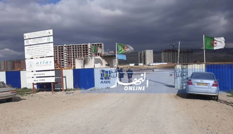 وفاة عامل بورشة مشروع بناء 3000 سكن عدل بتبسة