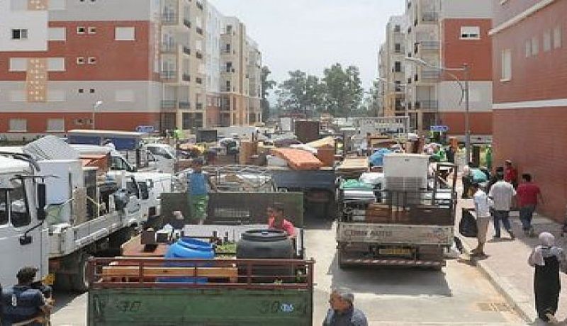 ترحيل 460 عائلة من الأحياء القصديرية بجسر قسنطينة نحو براقي
