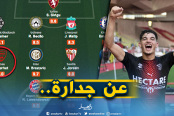 فرحات يُزاحم غريزمان ونجوم أوروبا