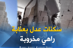 بالفيديو.. فضيحة بسكنات عدل في عنابة