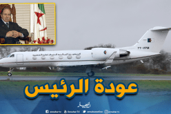 الرئيس بوتفليقة يعود إلى أرض الوطن 