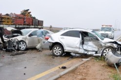 قتيل و3 جرحى في تصادم 10 سيارات بعين الدفلى