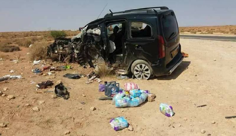5 ضحايا في حادث مرور بتيارت