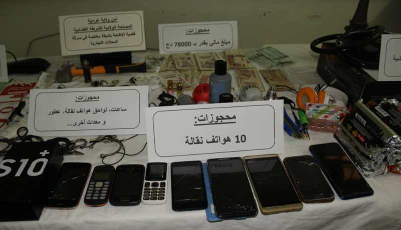 الإطاحة بسارقي المحلات التجارية خلال فترة الحجر المنزلي بغرداية