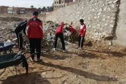 بالصور.. حملة تنظيف بالبلدة القديمة في غرداية.