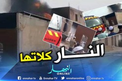 بالفيديو.. شرارة كهربائية تتسبب في حريق بمطحنة أعلاف بالقرارة في غرداية