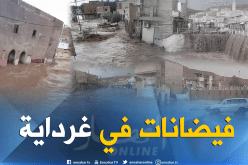 بالصور.. فيضانات وسيول تغرق مدينة “متليلي” بغرداية