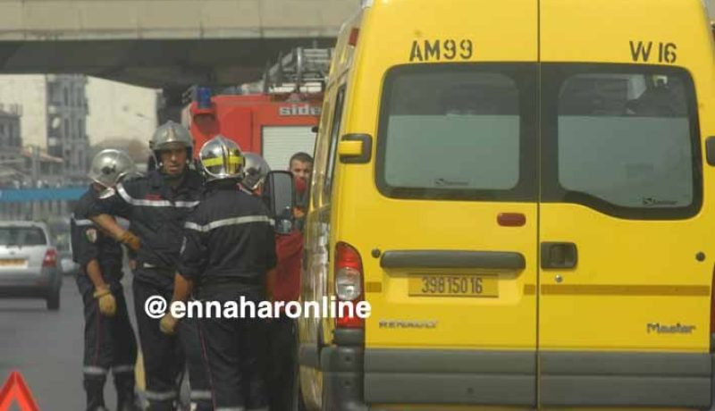 قالمة .. حادث سير بين حافلتين يودي بحياة سيدة ويصيب أخرى