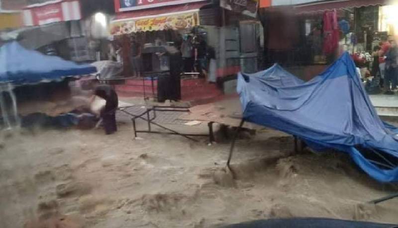 منازل ومحلات قالمة.. تحت أنقاض السيول والفيضان