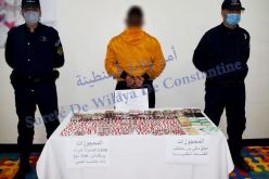 قسنطينة: الإطاحة بمسبوق قضائيا وحجز 2400 قرص ومبلغ مالي معتبر