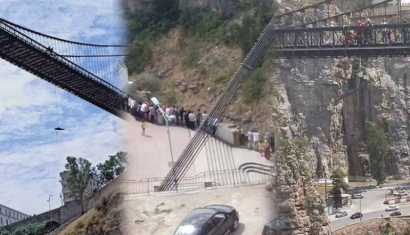 سقوط كهل من أعلى جسر سيدي مسيد بقسنطينة