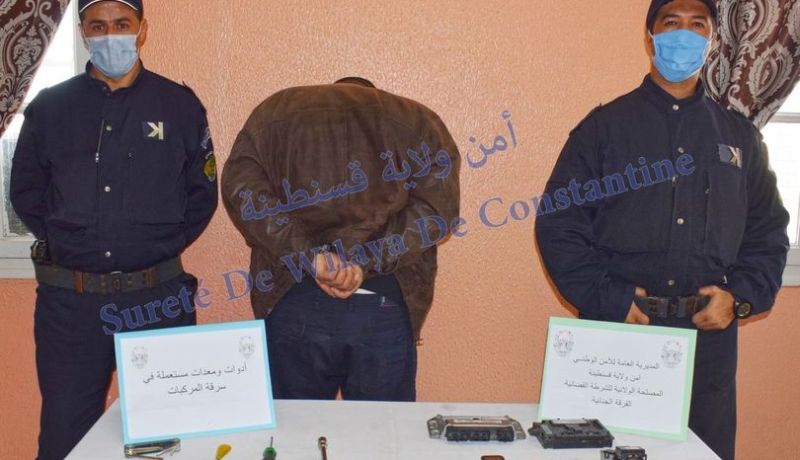 قسنطينة: توقيف شخص متورط في قضية محاولة سرقة مركبة