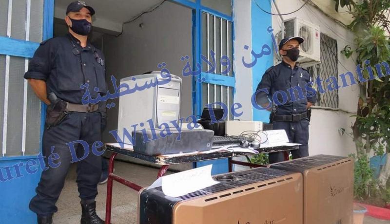 قسنطينة: توقيف سارق مؤسسة تربوية في بكيرة