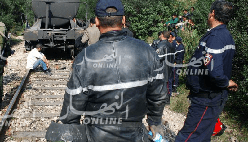 وفاة شخص دهسه قطار لنقل البضائع ببرج بوعريريج