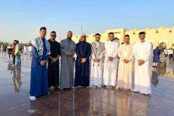 نجوم الخضر في قطر يحتفلون بالعيد سويا