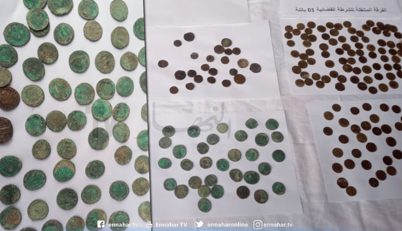 ميلة: توقيف شخصين عرضا 195 قطعة نقدية أثرية نوميدية للبيع