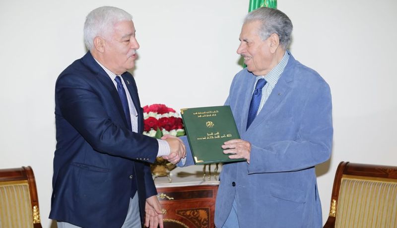 قوجيل يتسلم التقرير السنوي لحقوق الإنسان بالجزائر لسنة 2018