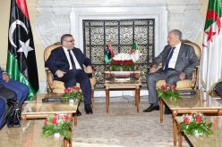 بالصور.. قوجيل يستقبل رئيس المجلس الأعلى بليبيا