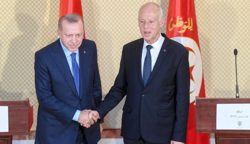 الرئاسة التونسية: أردوغان لم يطلب استغلال المجال الجوي والبحري لتونس