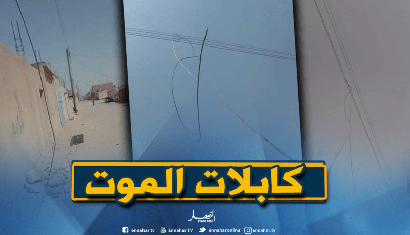 سقوط كابلات الموت من الشبكة الرئيسية تهدد حياة سكان الهمايسة بالوادي