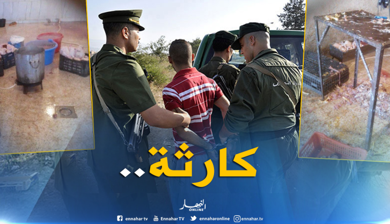 بالصور.. الدرك يداهم مزرعة للذبح الغير شرعي ويحجز أكثر من قنطار من الدواجن بتيارت