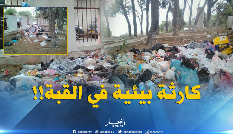 كارثة بيئية أمام مرأى “مير” القبة بالعاصمة !