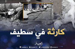 بالفيديو.. الأمطار تتسبب في إقتلاع طرقات ونفوق أغنام بسطيف