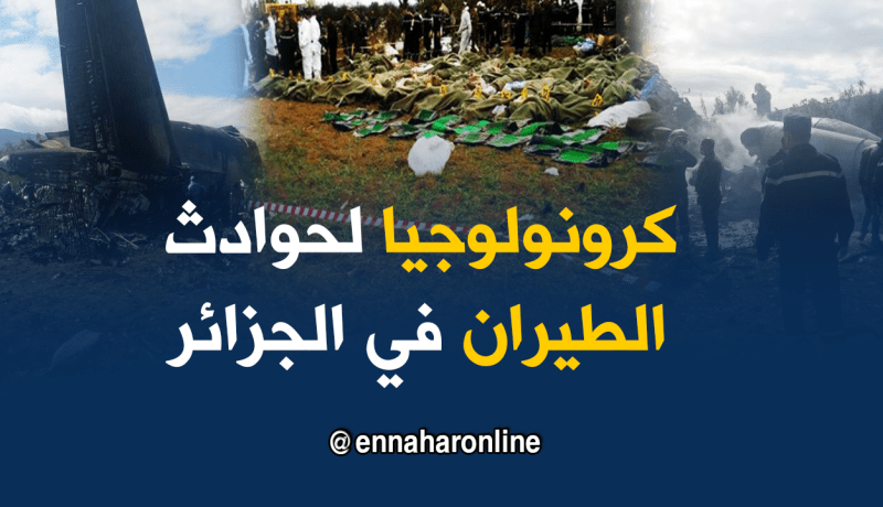 كرونولوجيا لحوادث الطائرات العسكرية في الجزائر