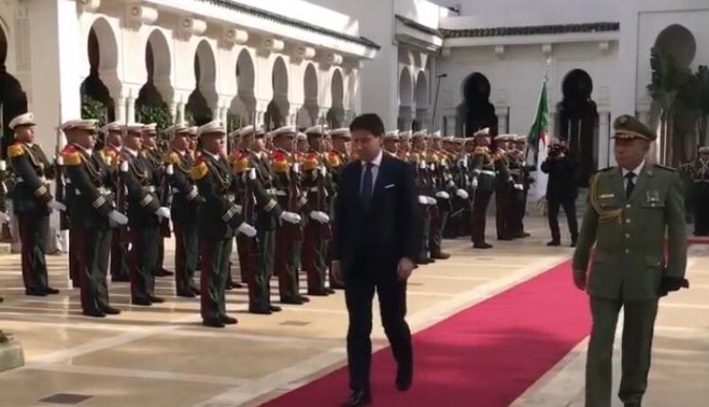 رئيس الوزراء الإيطالي جوسيبي كونتي ينهي زيارته إلى الجزائر