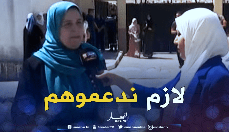 أولياء يرافقون أبنائهم يوم امتحان البكالوريا !