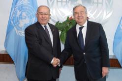 لعمامرة يلتقى بالأمين العام لمنظمة الأمم المتحدة أنطونيو جوتيريس بتونس