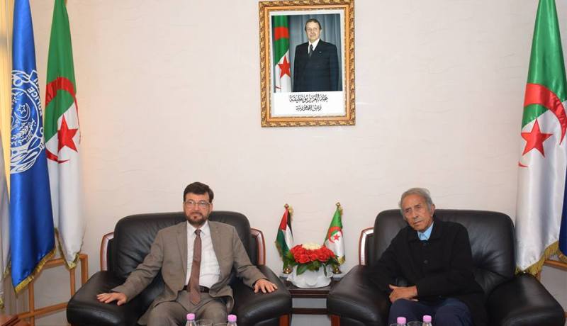 لهبيري يبحث مع لؤي عيسى سبل التعاون الشرطي بين الجزائر و فلسطين