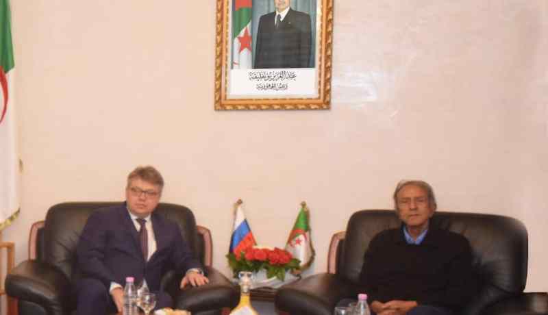 لهبيري يستقبل السفير الروسي المعتمد بالجزائر