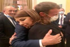 ماكرون يعانق ماجدة الرومي ويأمل في تعاون فني فرنسي لبناني