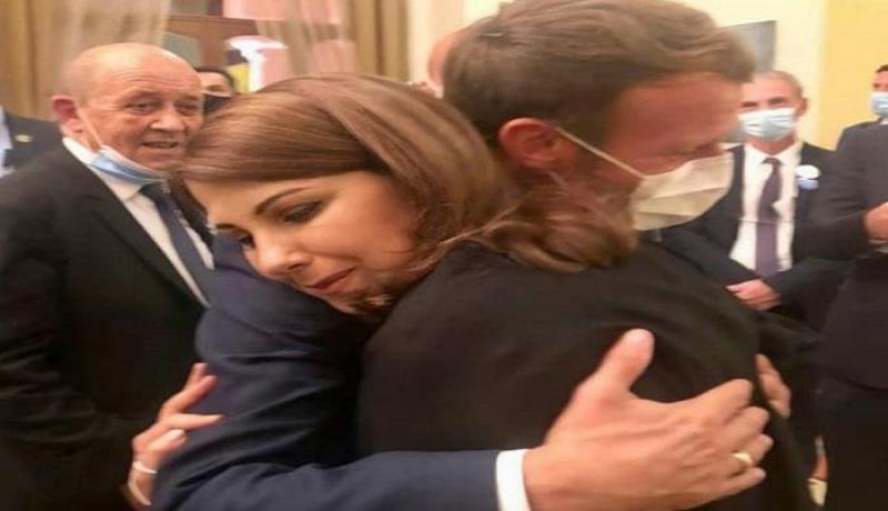 ماكرون يعانق ماجدة الرومي ويأمل في تعاون فني فرنسي لبناني