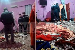 انهيار جزئي لمسكن أرملة مجاهد  بقرية زلاقة بمعسكر