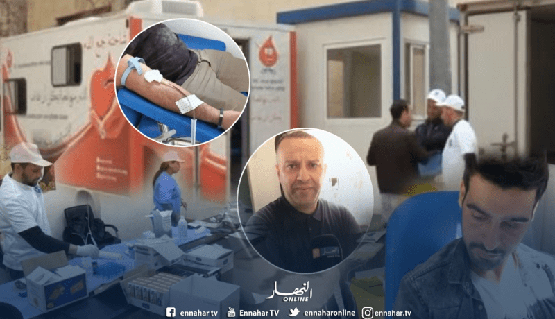 بالفيديو.. مجمع النهار ينظم مبادرة للتبرع بالدم لفائدة مرضى المستشفيات