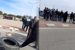 تيارت.. محتجون يقطعون الطريق في قرطوفة بسبب السكن