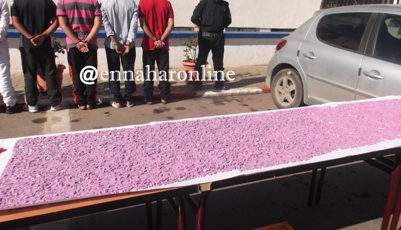 توقيف 5 أشخاص وحجز أكثر من 40 ألف قرص مهلوس بأم البواقي‎
